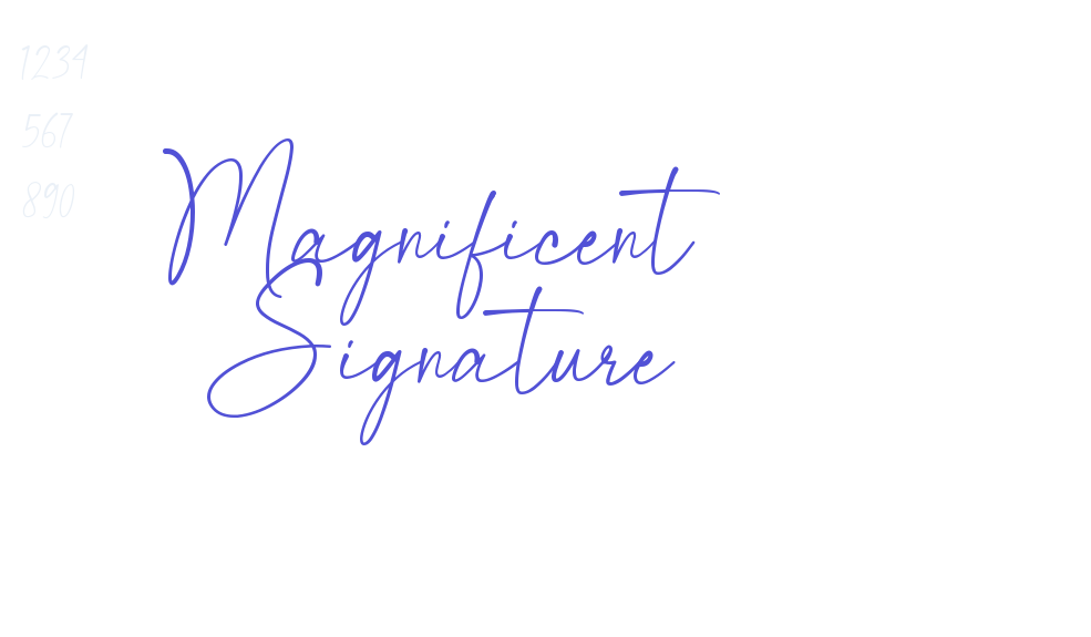 Magnificent Signature-font-download