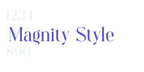 Magnity Style-font-download