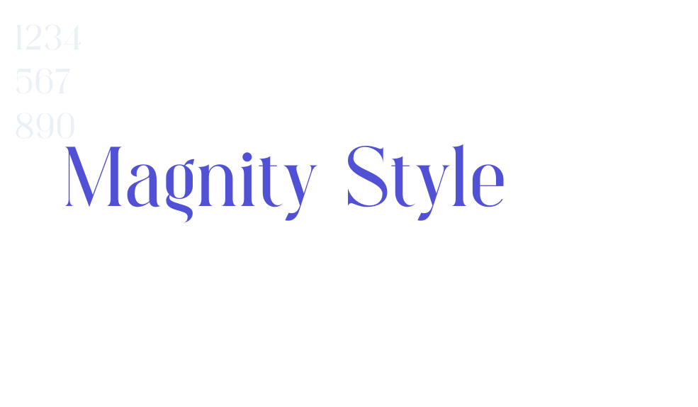 Magnity Style-font-download