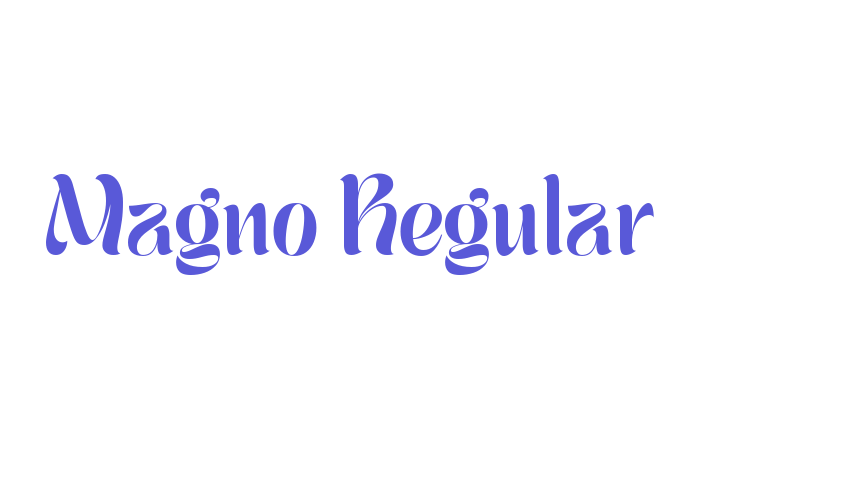 Magno Regular Font