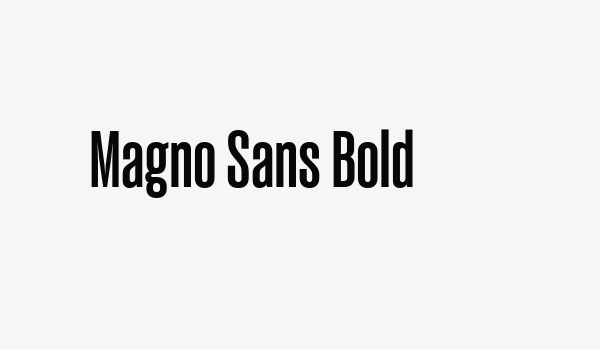 Magno Sans Bold Font