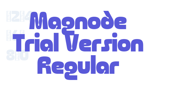 Magnode Trial Version Regular font free