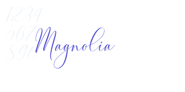 Magnolia font free