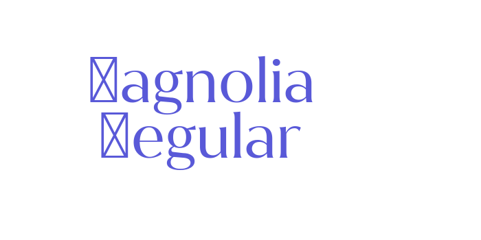 Download Magnolia Regular Font