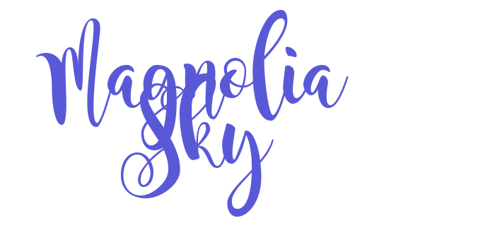 Magnolia Sky Font