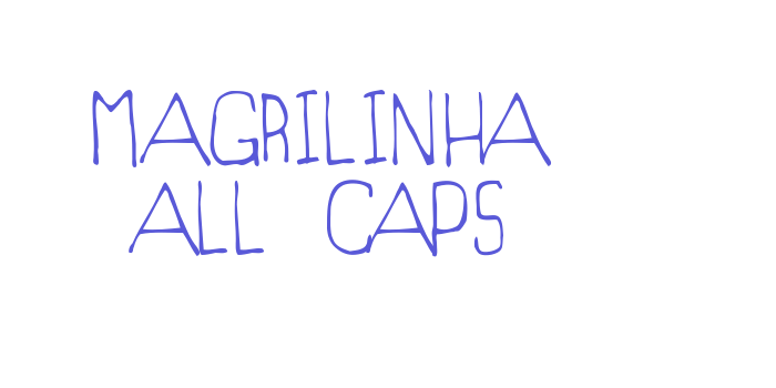 Magrilinha All Caps Font Download