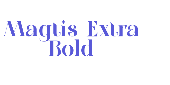 Magtis-Extra Bold Font Download