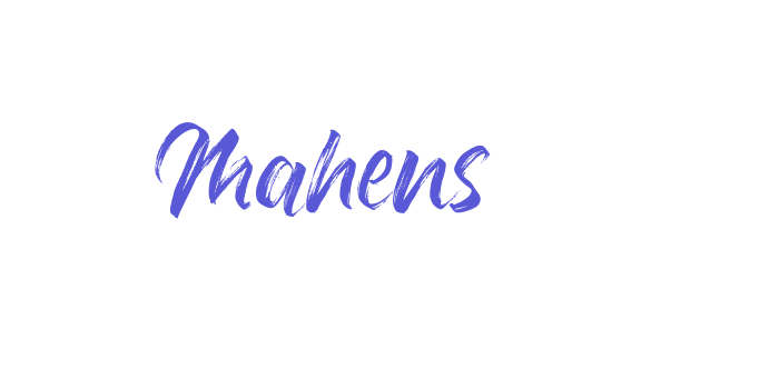 Mahens Font Download