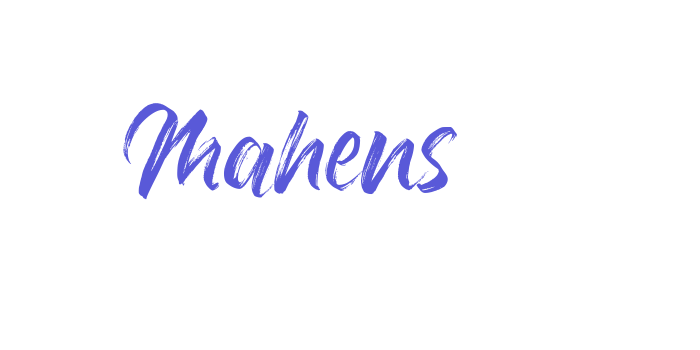 Mahens Font