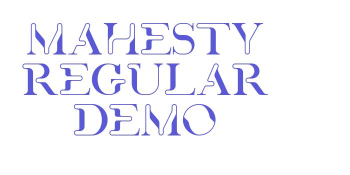 Mahesty Regular Demo Font Download