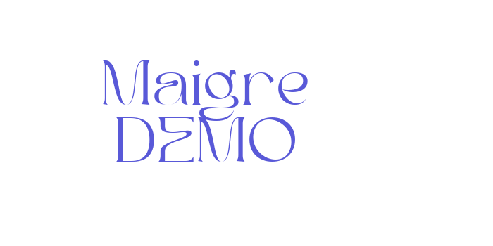 Maigre DEMO Font Download