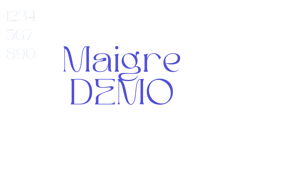 Maigre DEMO-font-download