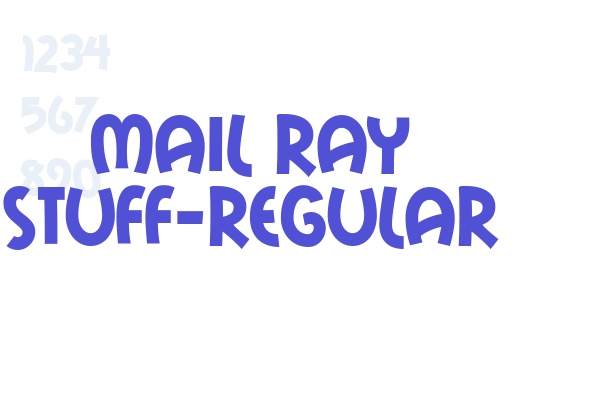 Mail Ray Stuff-Regular Font Download