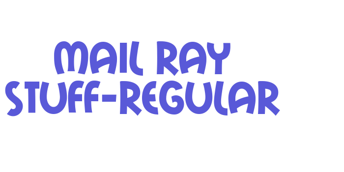 Mail Ray Stuff-Regular Font Download