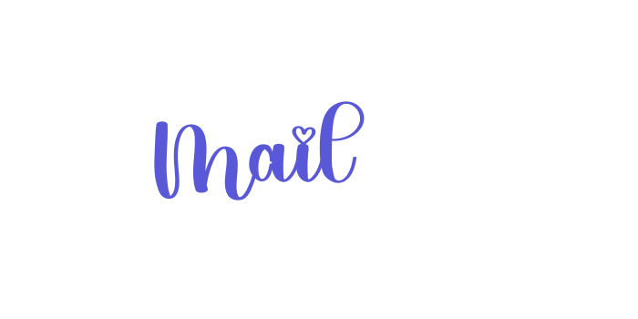 Mail Font