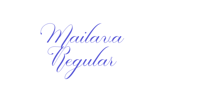 Mailava Regular Font Download