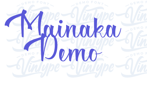 Mainaka Demo Font Download