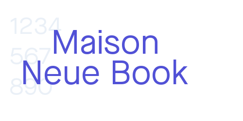 Maison Neue Book-font-download