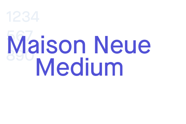 Maison Neue Medium