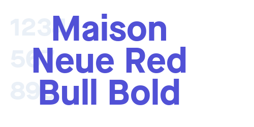 Maison Neue Red Bull Bold-font-download