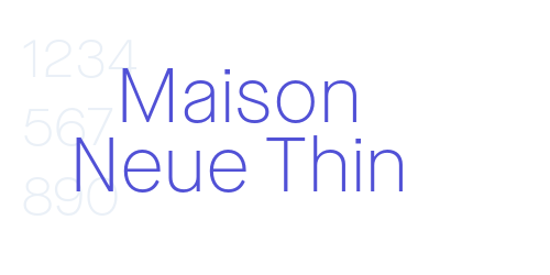Maison Neue Thin-font-download