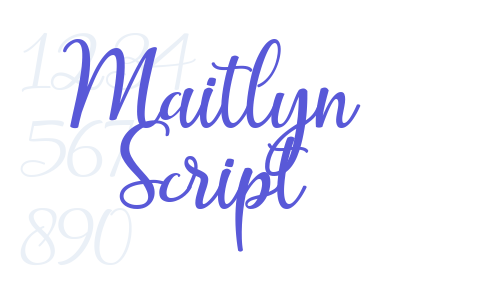 Maitlyn Script Font