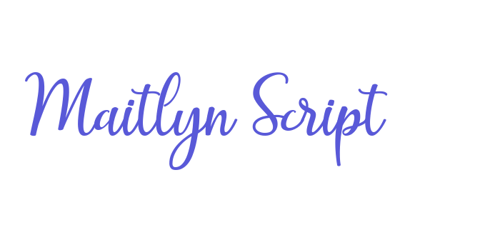 Maitlyn Script Font Download