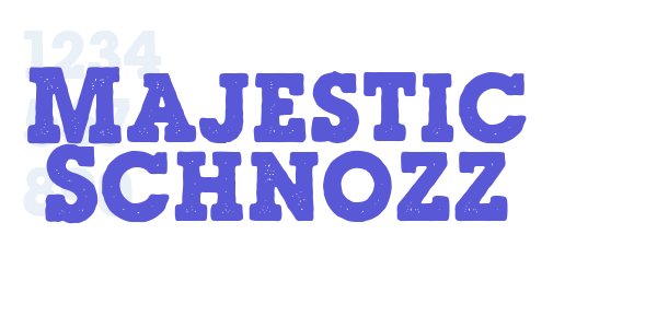 Majestic Schnozz font free