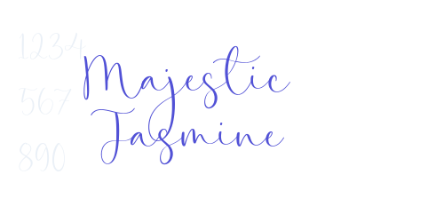 Majestic Jasmine-font-download
