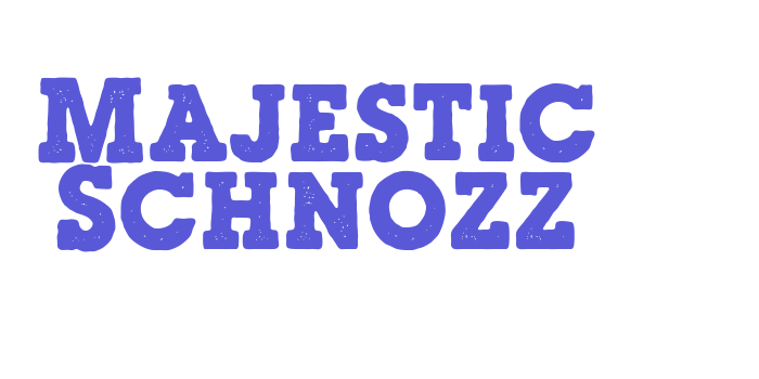 Majestic Schnozz Font Download