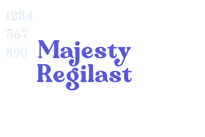 Majesty Regilast font free