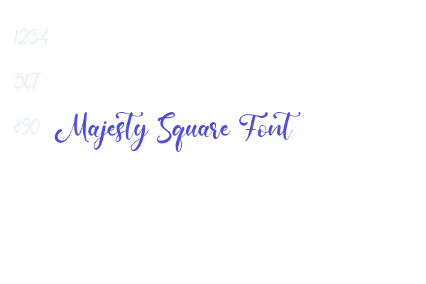 Majesty Square Font