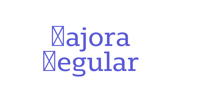 Majora Regular Font Download