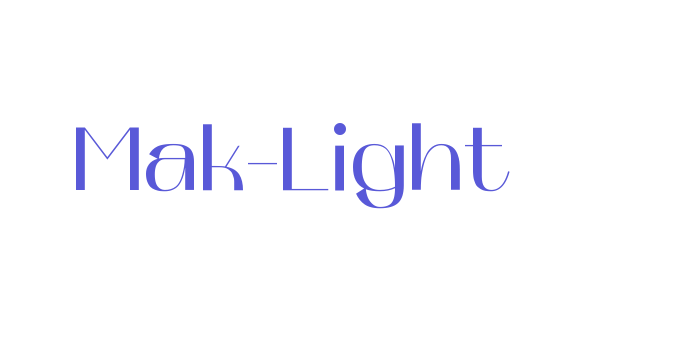 Mak-Light Font Download