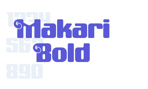 Makari Bold Font