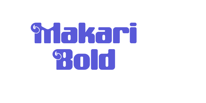 Makari Bold Font