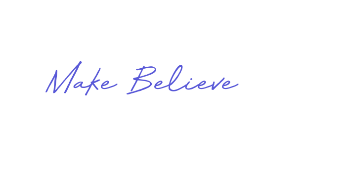 Make Believe Font