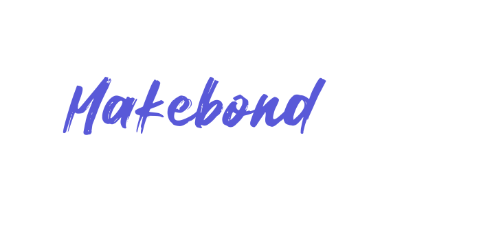 Makebond Font