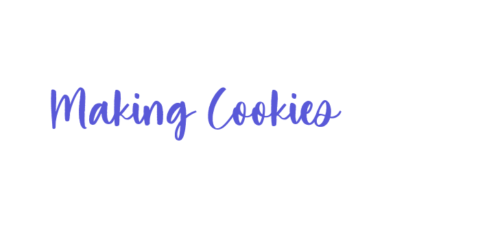 Making Cookies Font Download