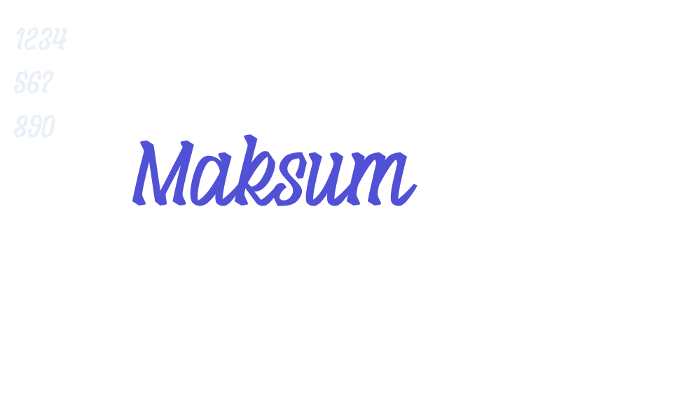 Maksum-font-download