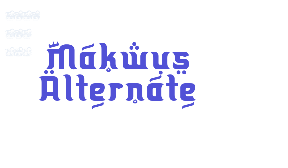 Makwus Alternate-font-download