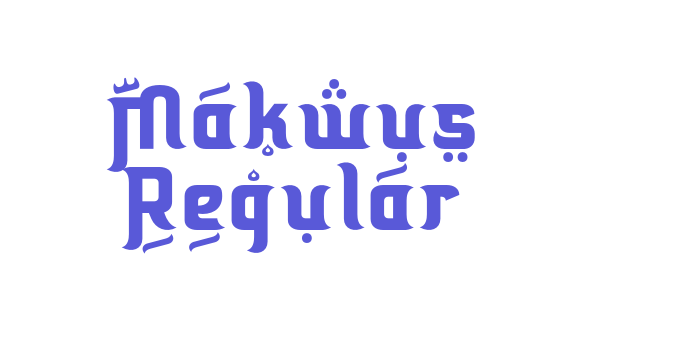 Makwus Regular Font Download