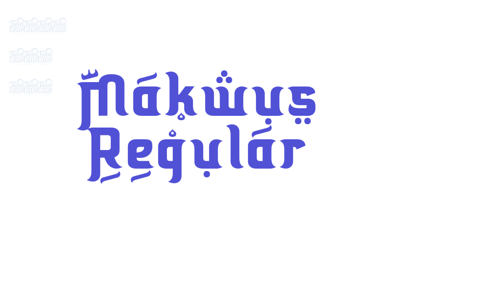 Makwus Regular-font-download