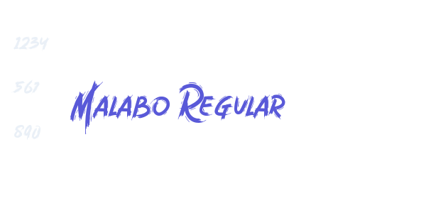 Malabo Regular font free