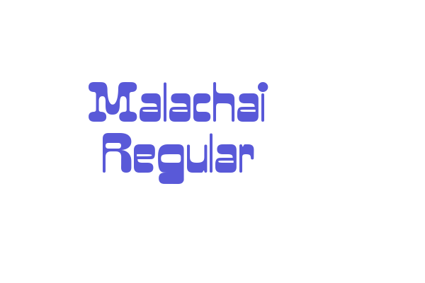 Malachai Regular Font