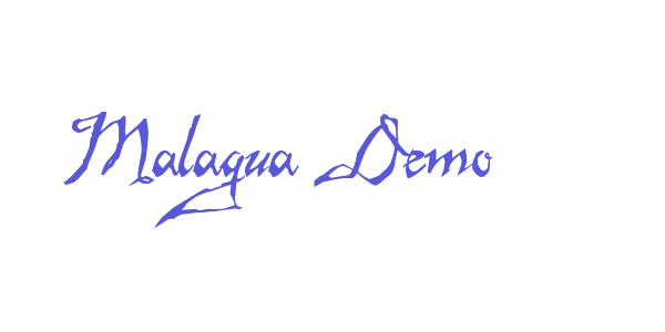 Malagua Demo font free