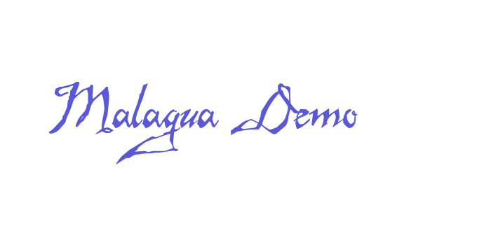 Malagua Demo Font Download