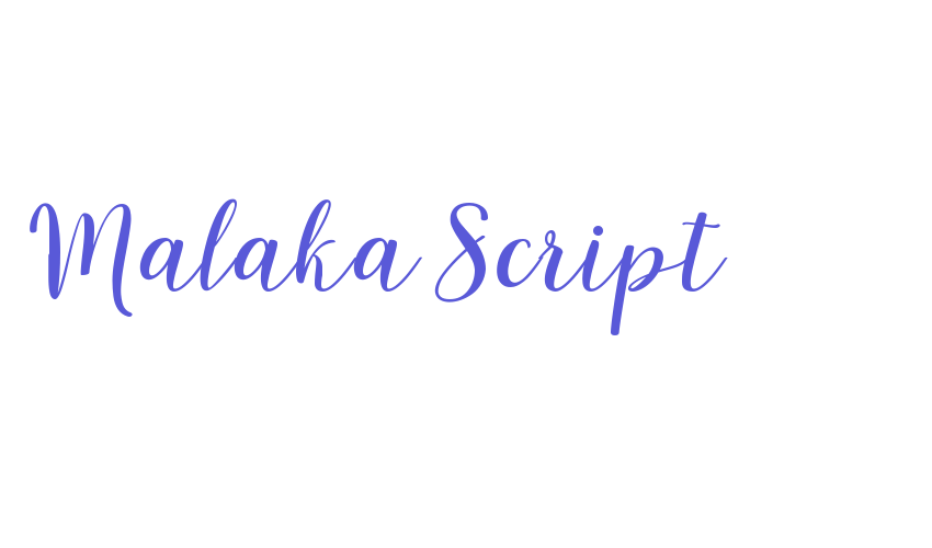 Malaka Script Font