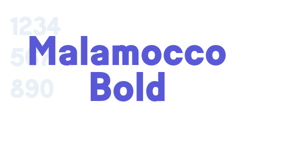 Malamocco Bold font free