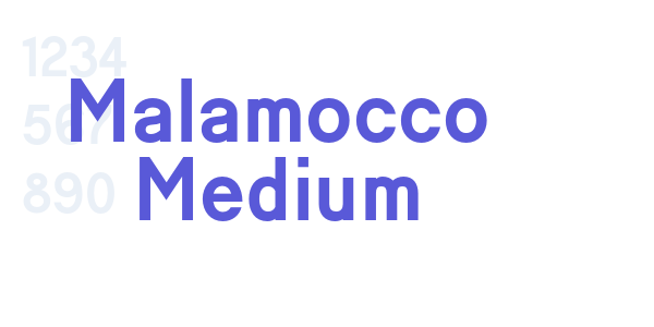 Malamocco Medium font free